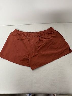 Patagonia Women's Rust Orange Athletic Pull-On Shorts